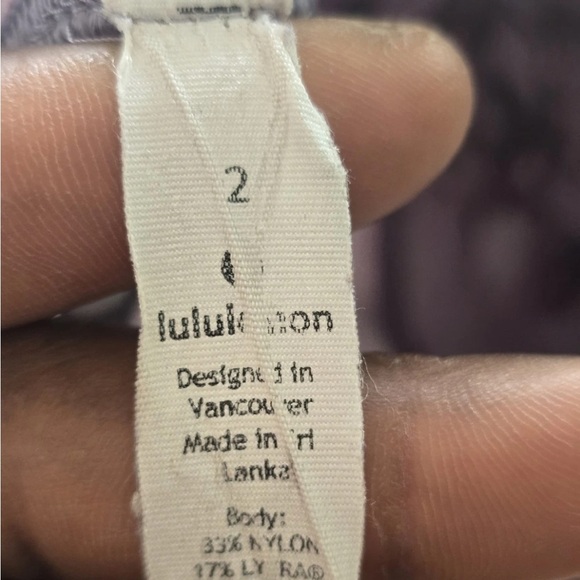 Lululemon Fast & Free 7/8 Tight II Leggings *Nulux 25 Sunrise Sz 2 Women - Picture 7 of 9